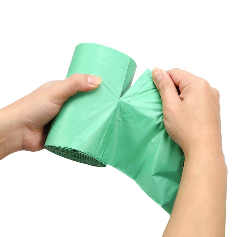 C Crystal Lemon 50 Counts Compostable Trash Bags, 6 Gallon Heavy Duty Trash Bags and Kitchen Garbage Bags - Image 3
